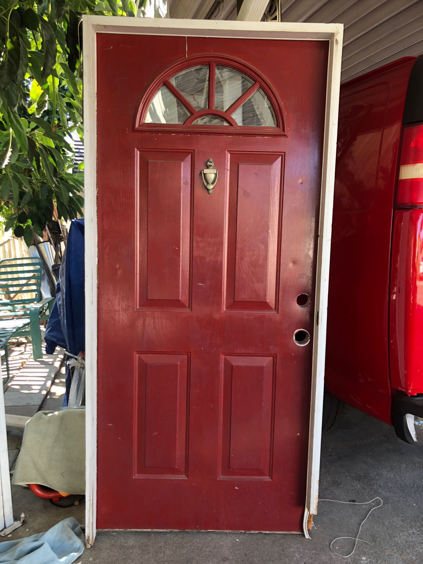 Entry door 35x79 solid wood front door