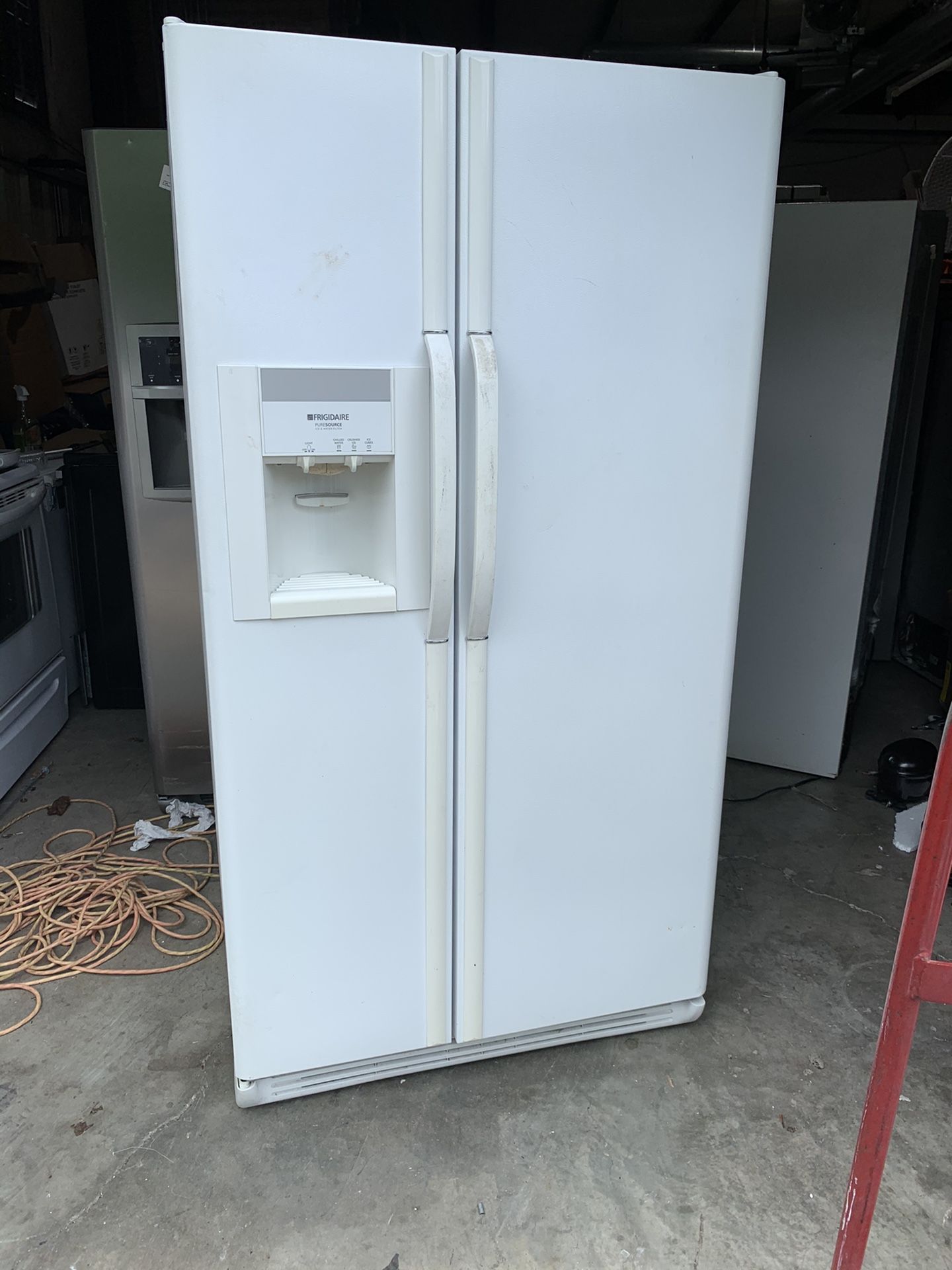 White refrigerator