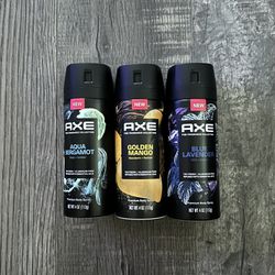 Axe Fine Fragrance Collection 72H Fresh Aluminum Free Premium Body Spray $5 Each 