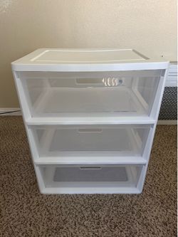 Sterilite 3 Drawer Wide Tower