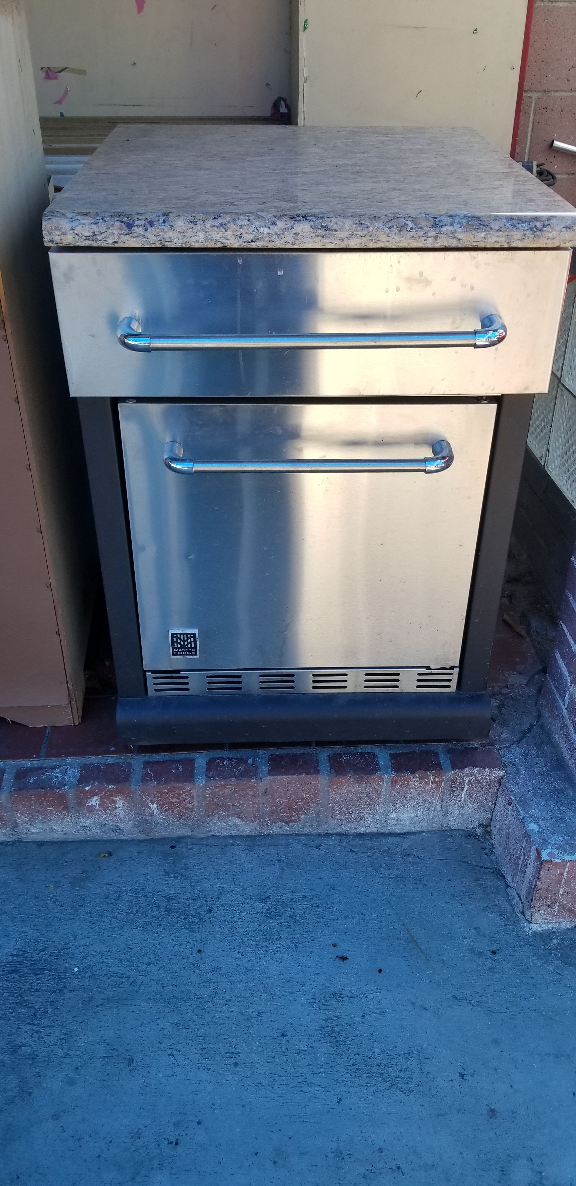 Master Forge 0-Burner Modular Outdoor Refrigerator