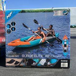 Hydro-Force Surge Elite X2 Inflatable Two Person Kayak 12’8”