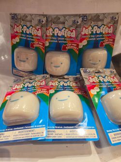 Jet puffed squishi toy