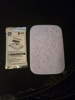 Photo printer  (Hp Sprocket) + 10 photo sheets