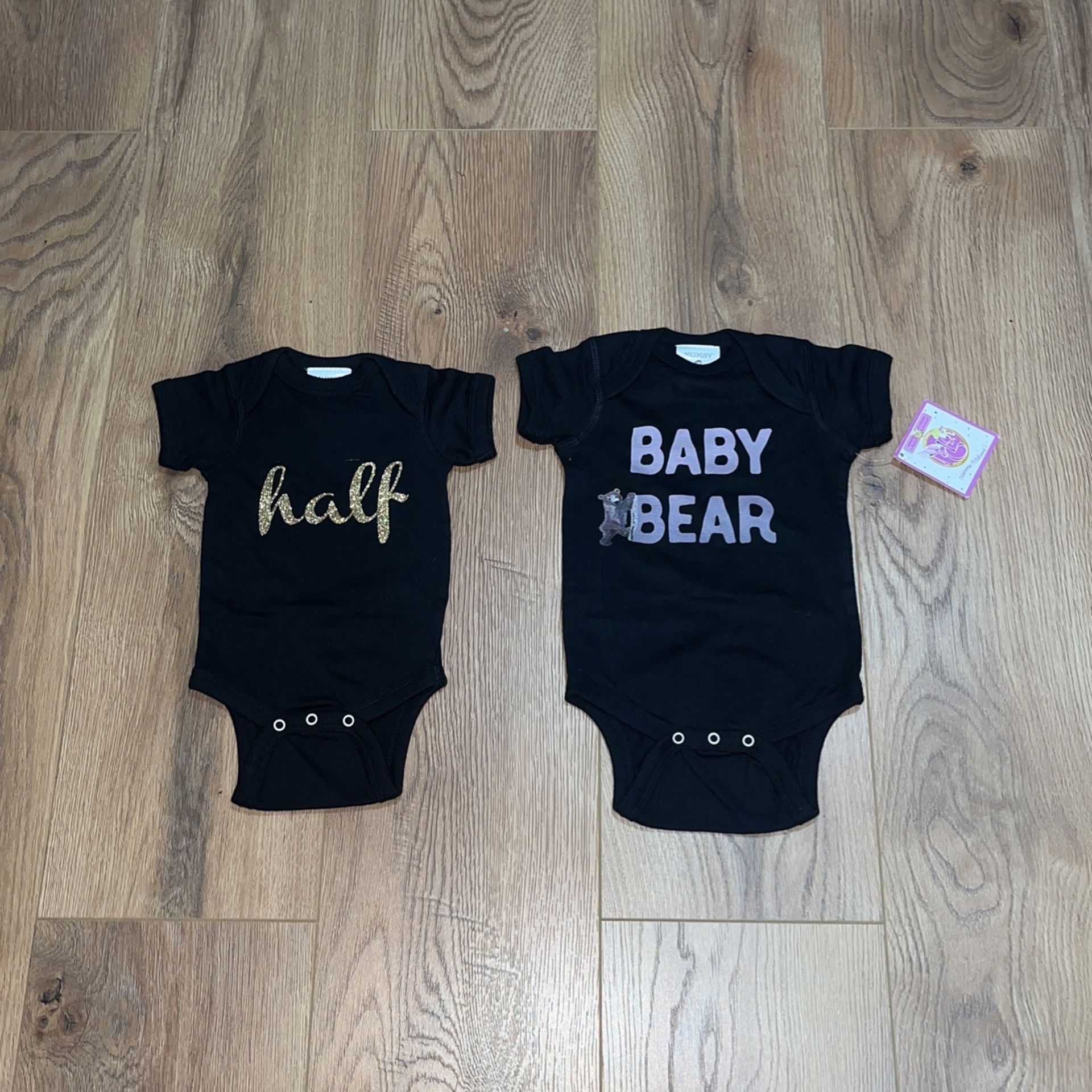 Baby Boy’s / Girl’s Mumsy Goose Onesies, Size NB, 6 Months