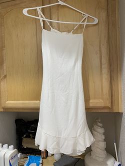 white homecoming dress