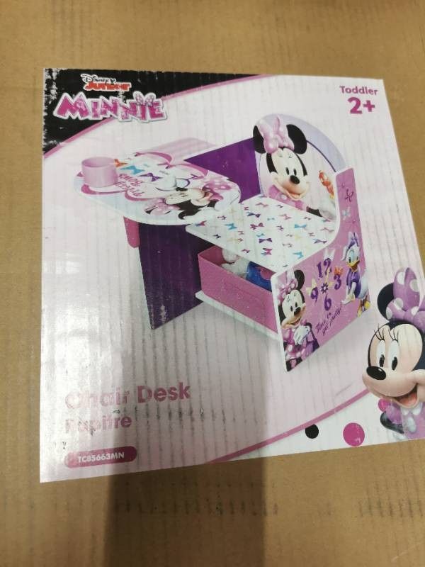 Minnie Mouse Chair Desk with Storage Bin by Delta Children Retail 49