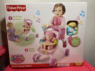 Fisher-Price Brilliant Basics Stroll-Along Walker, Standard Packaging