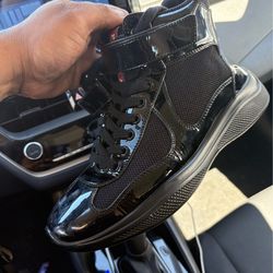 Prada high top sneakers