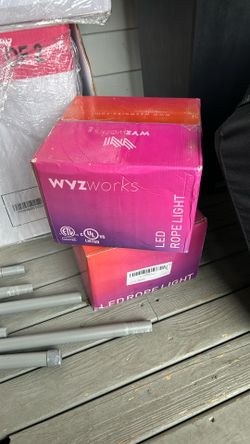 150 Feet X 2 White Rope Light Nover Opened Box Closed 