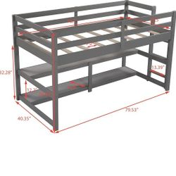 Low Loft Bed