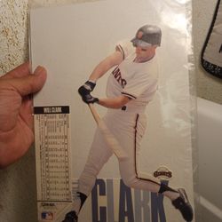 WILL CLARK 1991 Mini Stand Poster (New)
