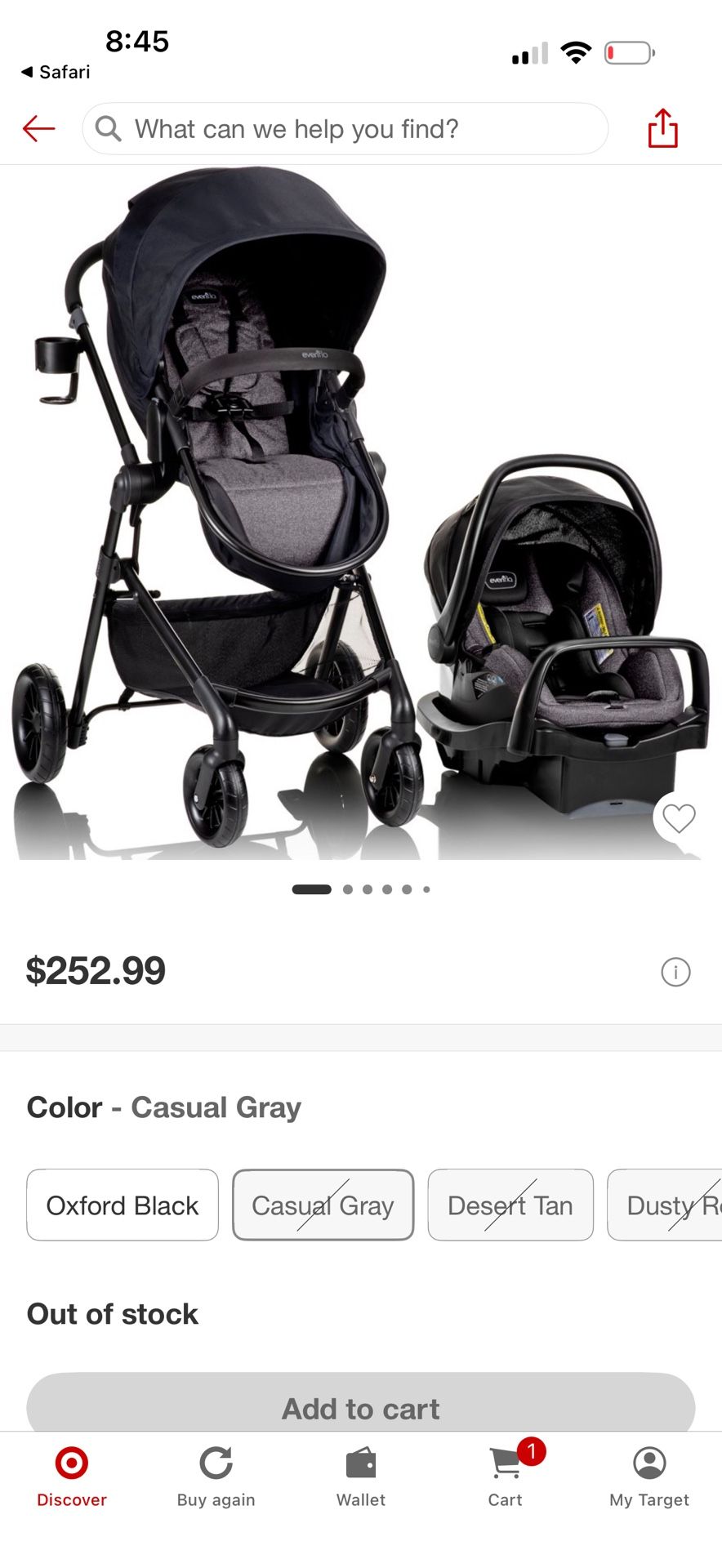 Baby Stroller And Car seat