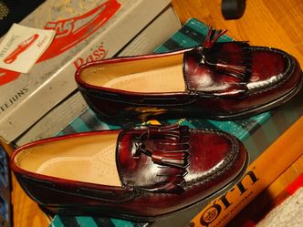 Vintage Bass Weejuns Leather Loafers Size 9D