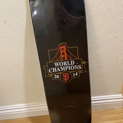 San Francisco Giants 2014 World Champions Skateboard Deck, Featuring Stan Lee And Comic Book Drawings