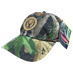 VTG 2001 Whitetails Unlimited Hat RealTree Camouflage Adjustable Hat/Cap NWT