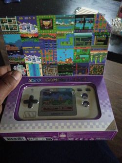 Portable hand held gaming system 220 games