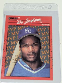 1990 Donruss Bo Jackson MVP #BC-1 ERROR trading card No period after INC