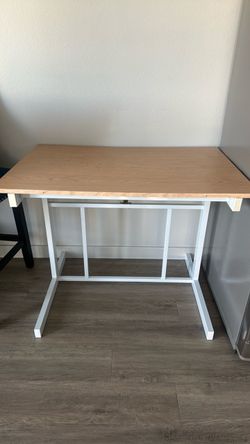 Wood Top Desk Table