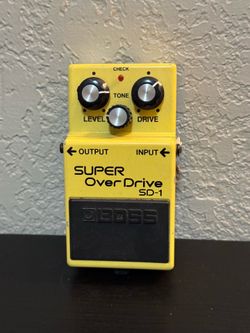 Boss Super Overdrive SD-1 Guitar Pedal