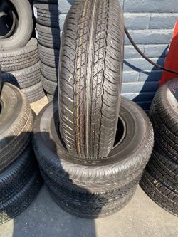 SET 245/75/16 DUNLOP SEMI NEW 95%TREAD LIFE $280 PRICE INCLUDES PROFESSIONAL INSTALLATION AND TAX