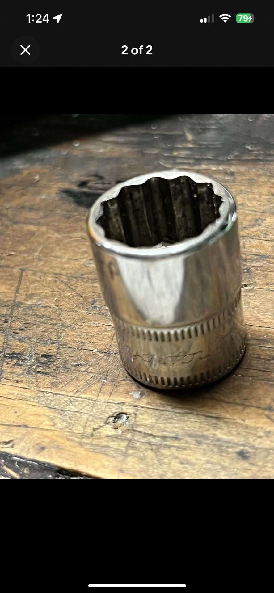 Snap on TMMD13 1/4" Drive 12 Point metric 13mm Shallow Socket USA