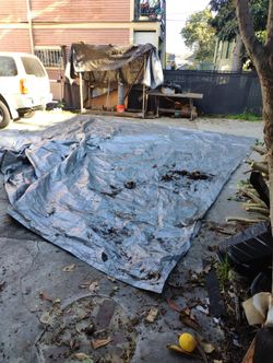 20x20' Roof Tarp Dtla Cash Only