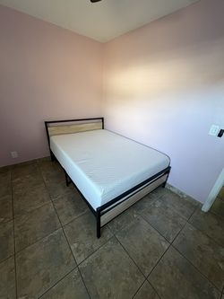 Queen Size Mattress and Bed Frame