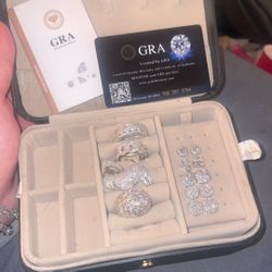 VVS D Color Mossanite and REAL 925 Silver jewelry 