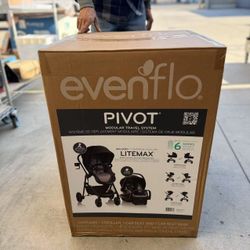 New In Box Evenflo Pivot 6 Modes Baby Infant Car Seat Bassinet Collapsible Toddler Kids Stroller 5 Lbs To 50 Lbs 