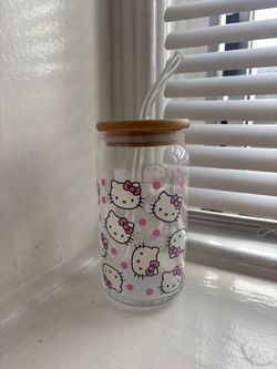 Hello Kitty Glass Tumbler