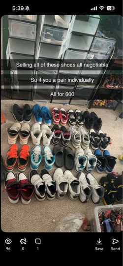 Shoe lot read description