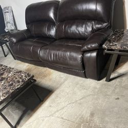 Leather Couch RELCINER USB CHARGER