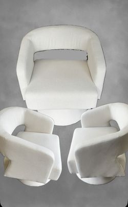 White Swivel Chair Luxury