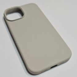 iphone 15 Gray Cream case