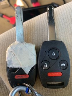 Honda chipped key remote key - cut and programmed