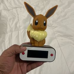 Pokemon Eevee Alarm Clock / Digital Calendar 
