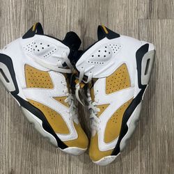 Jordan 6 Retro Yellow Size 10.5 Men’s Nike Shoe 