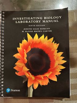 Investigaron Biology Laboratory Manual 9th Edition Pearson Book