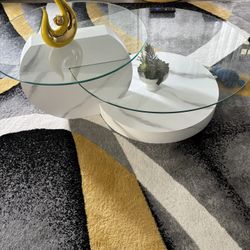 Coffee Glass Table, End Table And TV Stand 