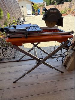 Beautiful RIDGID Wet and Dry Saw Tile .