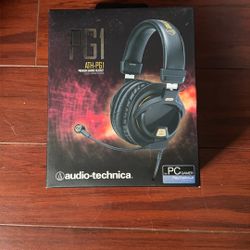 Brand NEW Audio-Technica ATH-PG1 Premium Gaming Headset box.