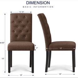 Dinner Chairs (2 Pcs)