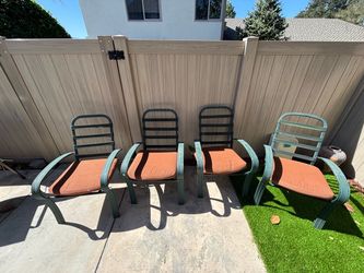 Set of 4 Outdoor Patio Chairs