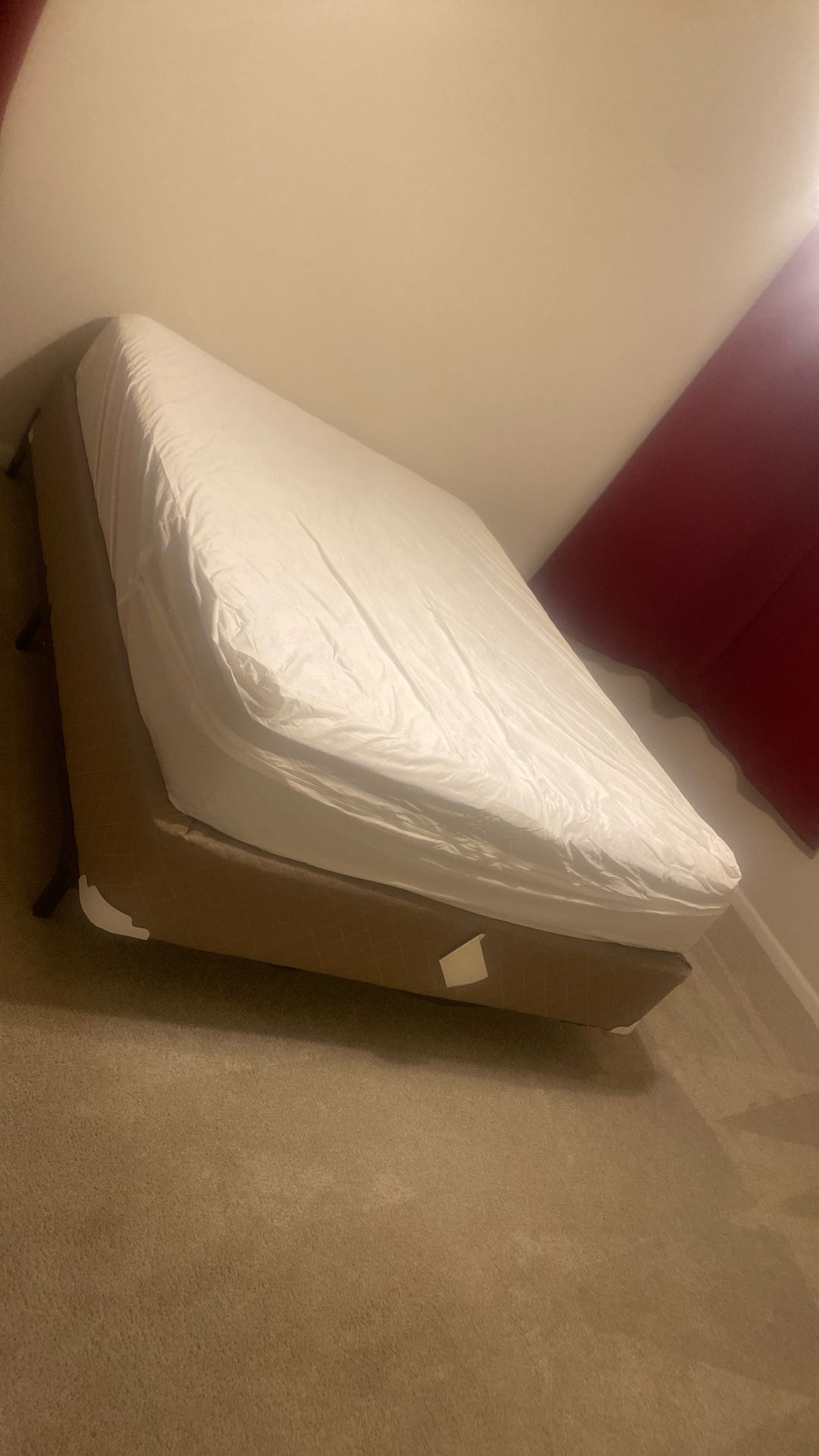 Queen Size Mattress, Box Spring, Mattress Cover, Adjustable Bed Frame