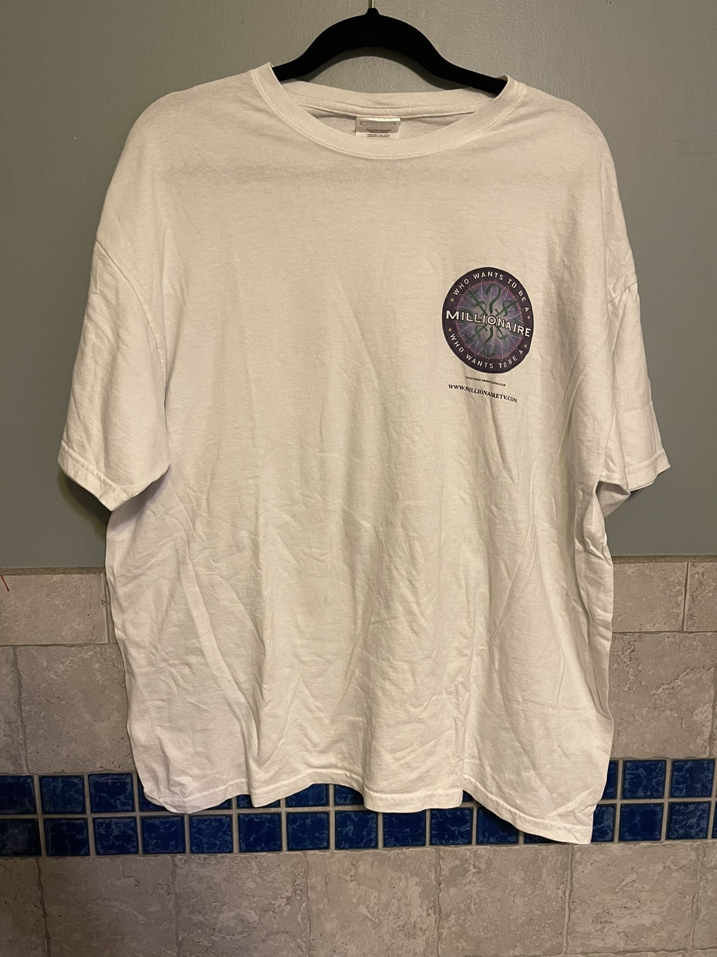Vintage Who Wants To Be A Millionaire Contestant T Shirt Size Xl