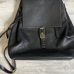 Coach Leather Backpack 