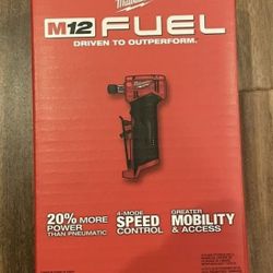 Milwaukee M12 FUEL 1/4” Right Angle Die Grinder.  Brand NEW.  Tool Only.