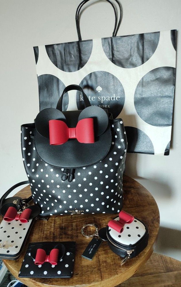 New Kate Spade Minnie Mouse Lot