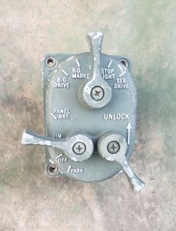 Military light switch.